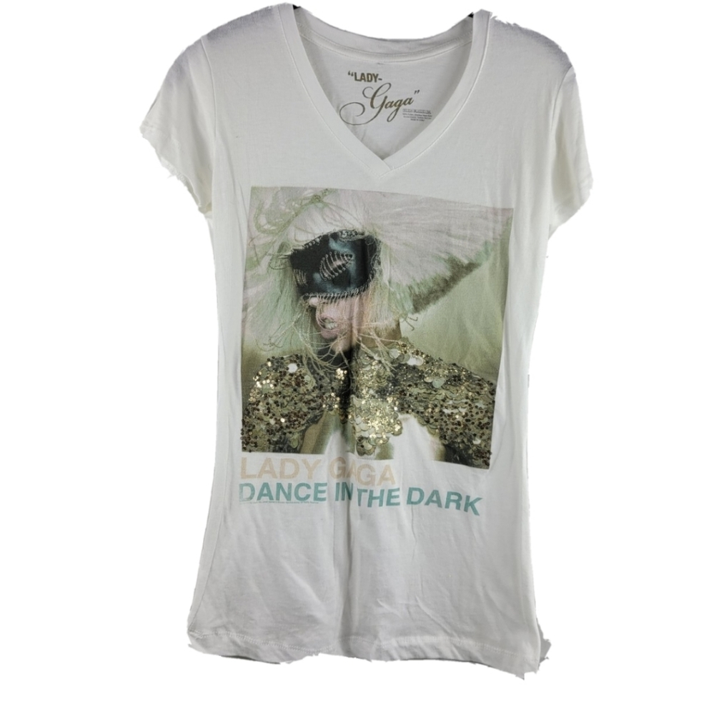 Lady Gaga Womens Dancing In The Dark 2011 tshirt
